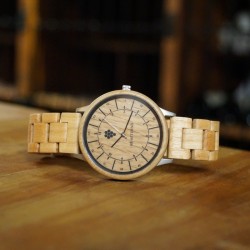 Wine Watch Black træ ur 42 mm - eg fra vintønder